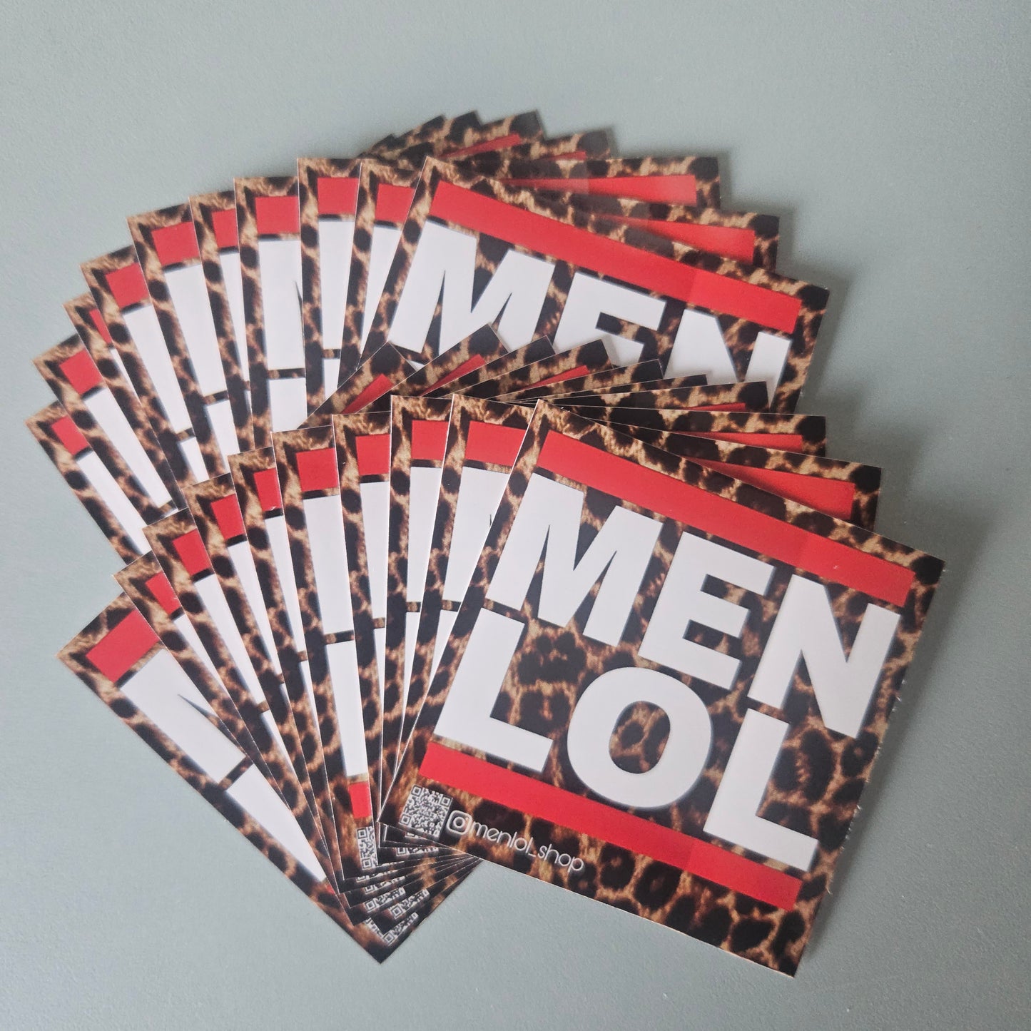 Sticker MEN LOL Leopard (20er Set)