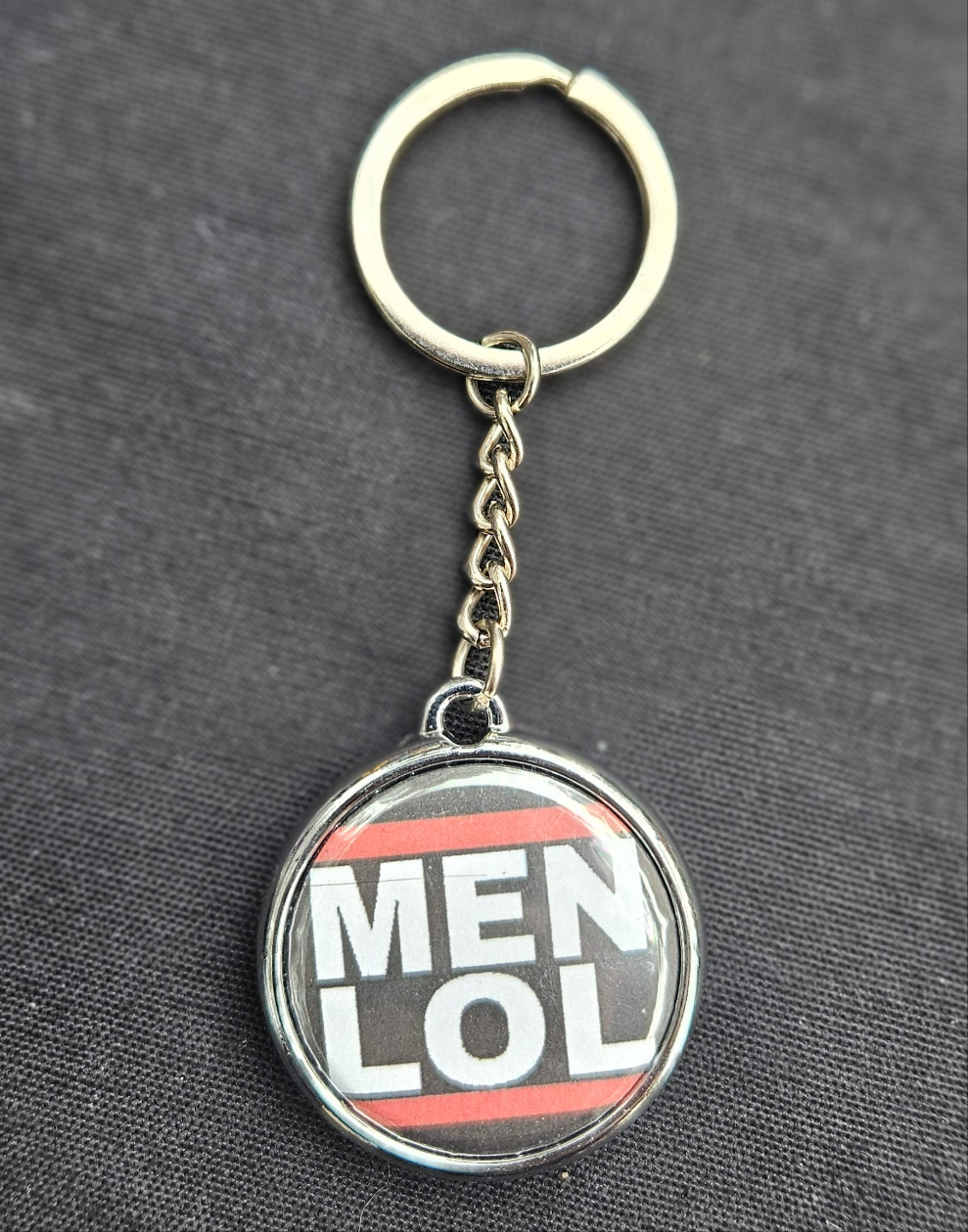 Schlüsselanhänger MEN LOL rund