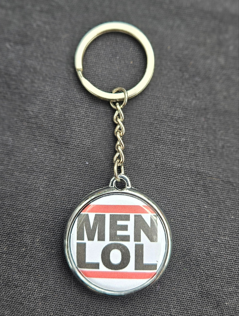 Schlüsselanhänger MEN LOL rund