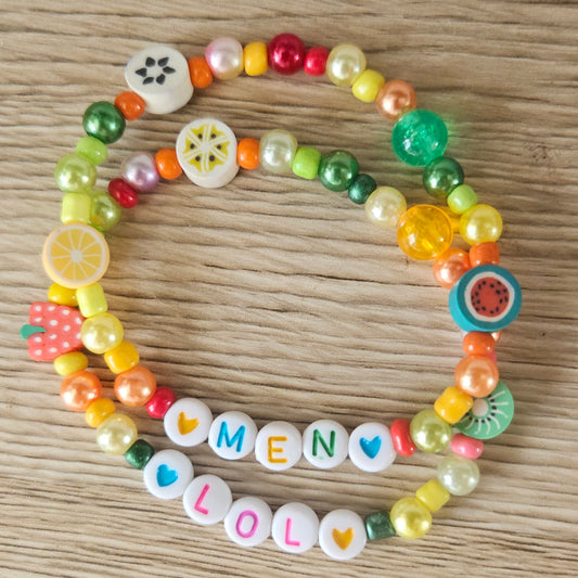 Armbänder MEN LOL fruity (zweireihig)
