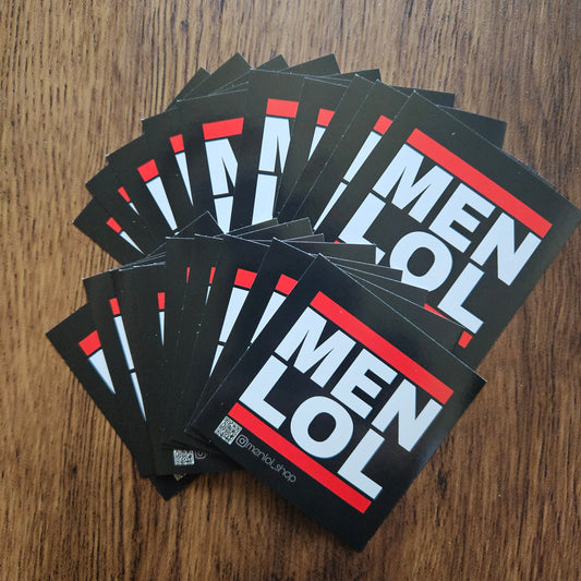 Sticker MEN LOL neues Design (20er Set)