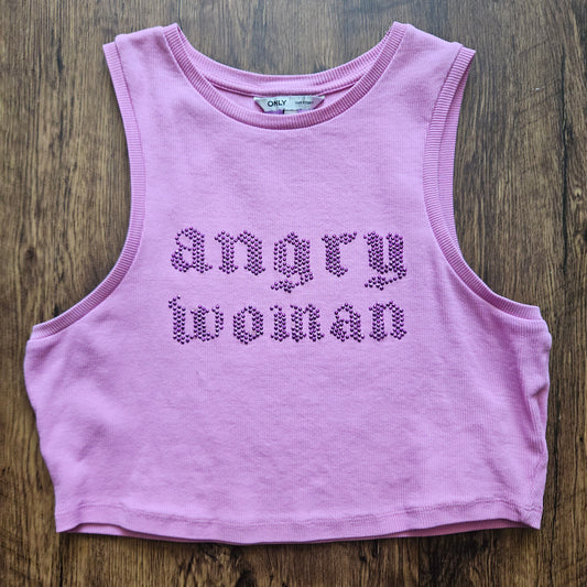 Crop Top ANGRY WOMAN