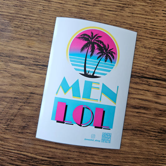 Sticker MEN LOL Palmen (einzeln)