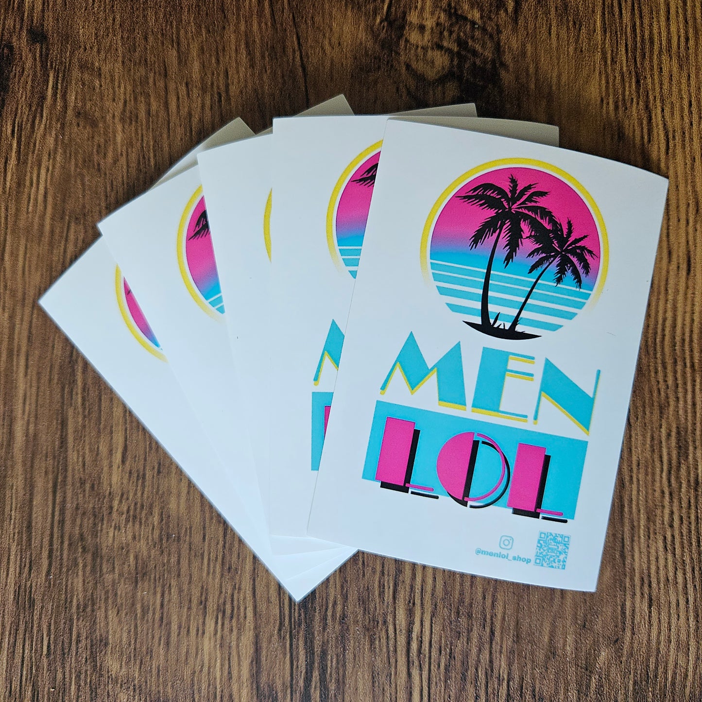 Sticker MEN LOL Palmen (5er Set)